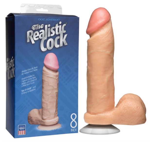 Image de THE REALISTIC COCK 8" FLESH