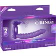 Image de C-RINGZ SILICONE DOUBLE PENETRATOR RABBIT MAUVE