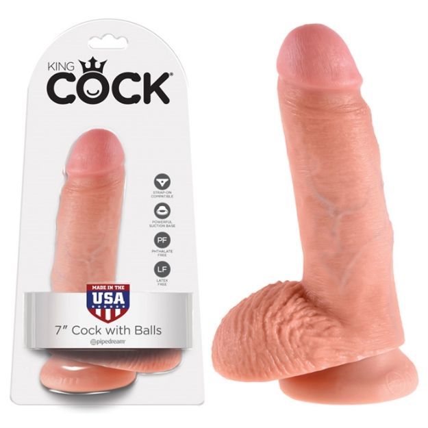 Image de KING COCK  7" COCK WITH BALLS