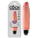 Image de King Cock 6" Vibrating Stiffy - Flesh