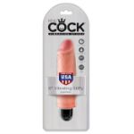 Image de King Cock 6" Vibrating Stiffy - Flesh