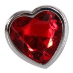 Image de MEDIUM RED HEART GEM ANAL PLUG