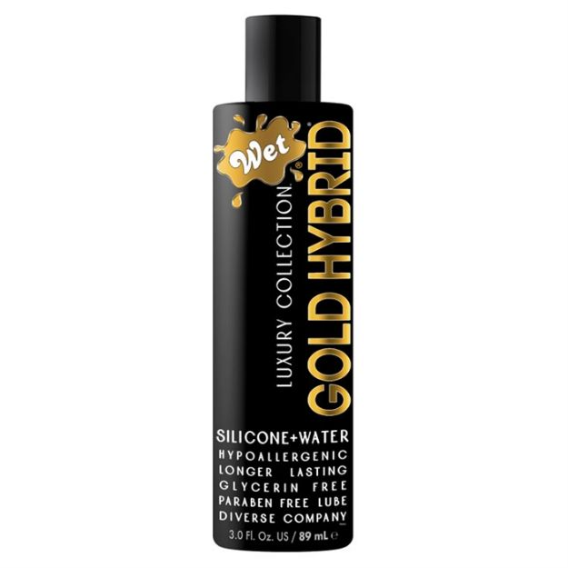 Image de Wet Gold Hybrid Water Silicone Blend 3.1oz / 93 ml