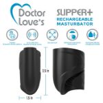 Image de DL - Slipper+  Rechargeable Masturbator - Black