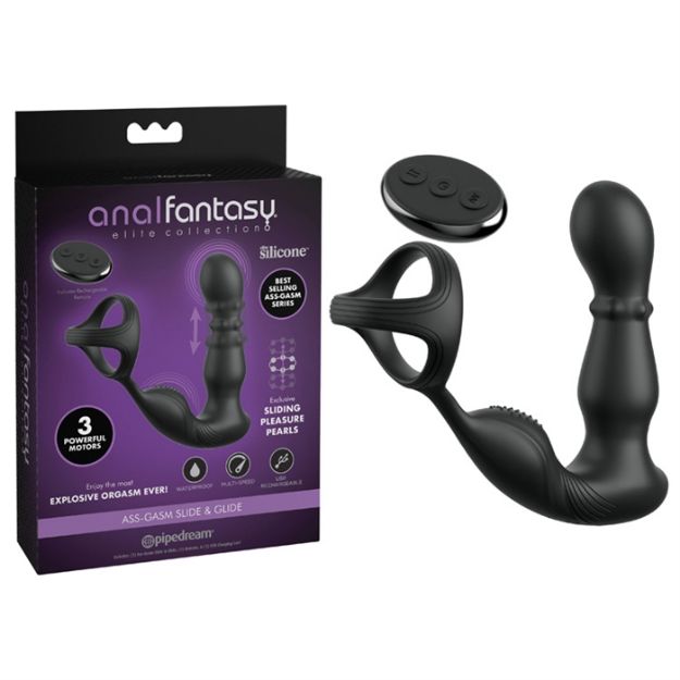 Image de Anal Fantasy Elite Ass-gasm Slide & Glide - Black